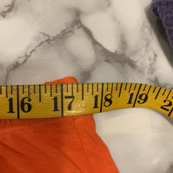 🍉JESS Jessica Simpson Orange and White Tie Dye Maxi Skirt size XL EUC - Picture 3 of 8